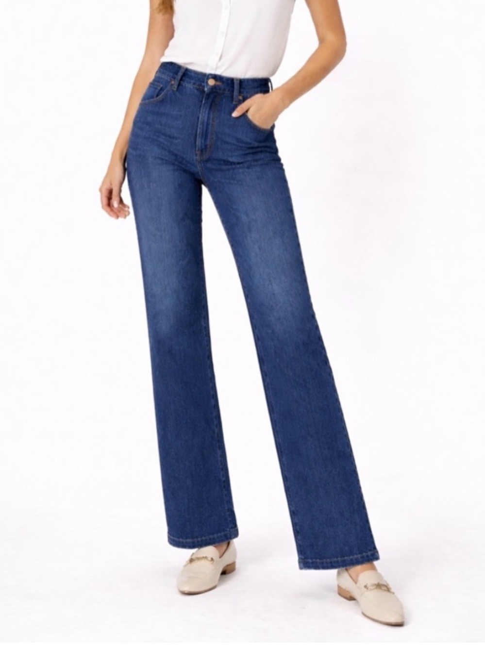 Ann Taylor High Rise Flare Jean
